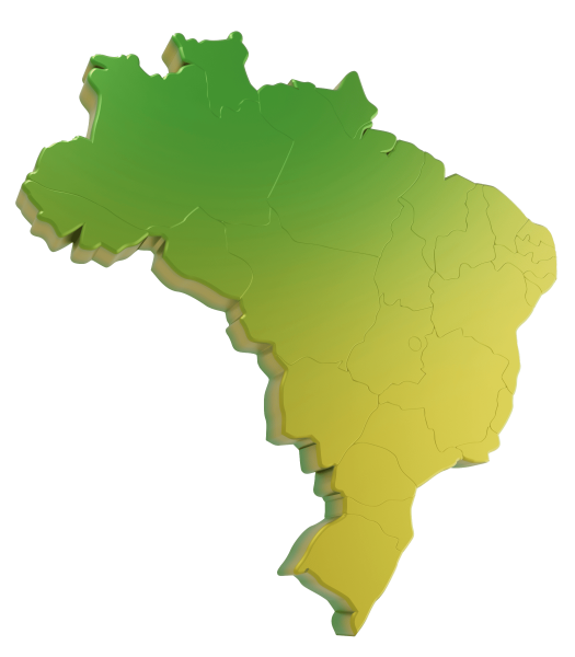 Mapa Brasil 3D 01